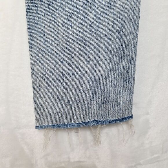 We The Free My Own Lane Distressed High Rise Acid Wash Jeans Size 24 - Picture 11 of 12